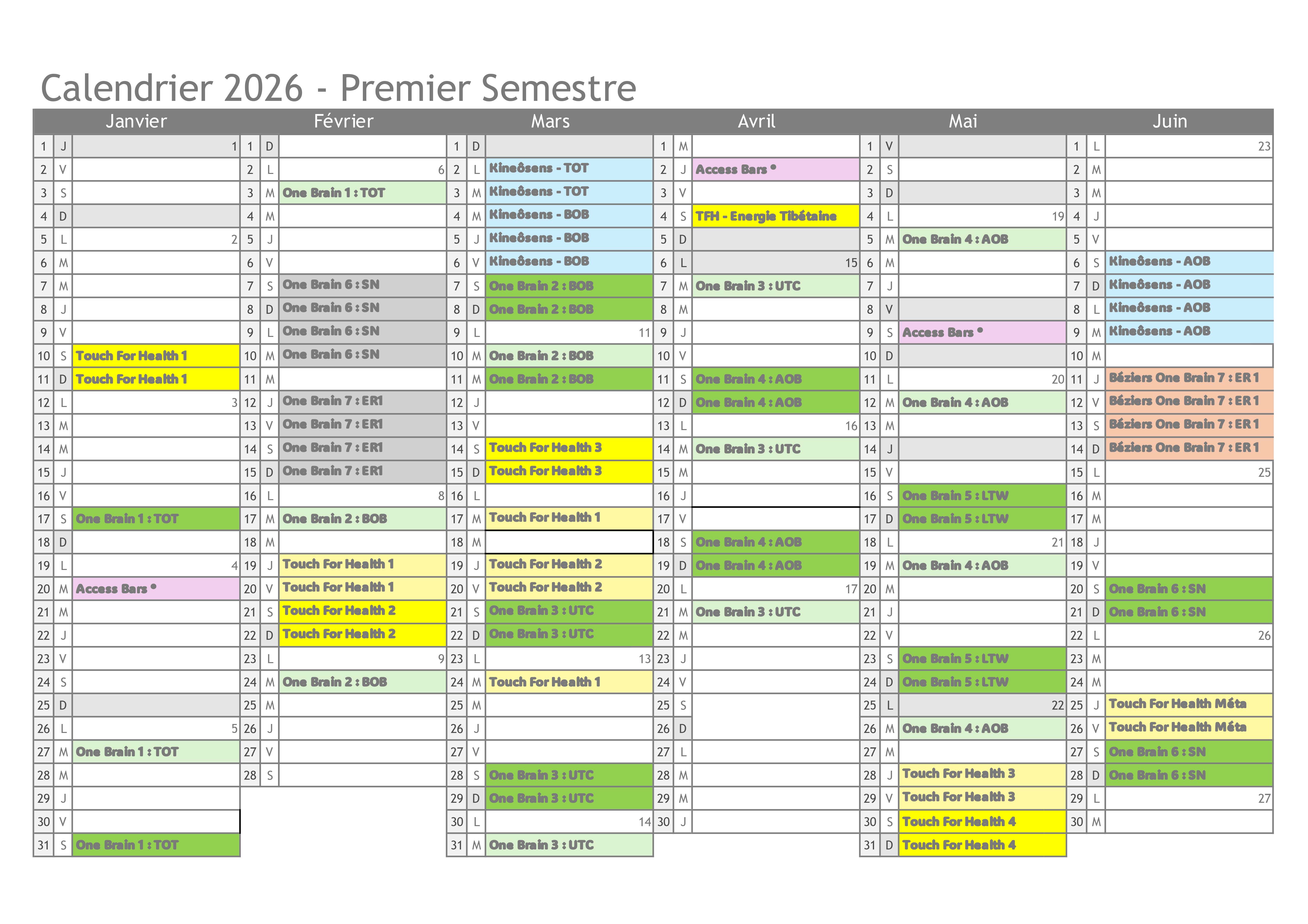Calendrier - Ecrin d'Eveil - photo 2